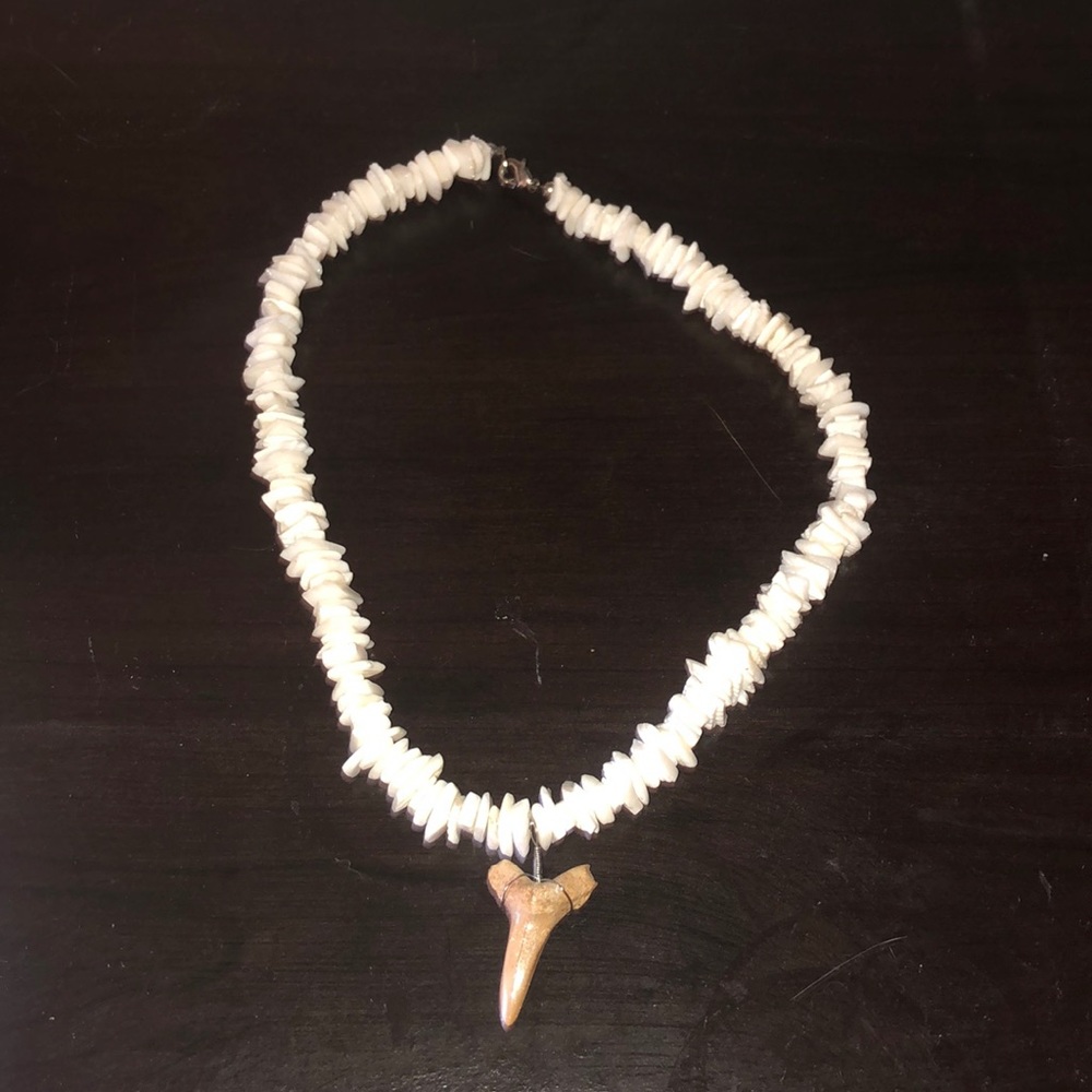 Shark tooth necklace